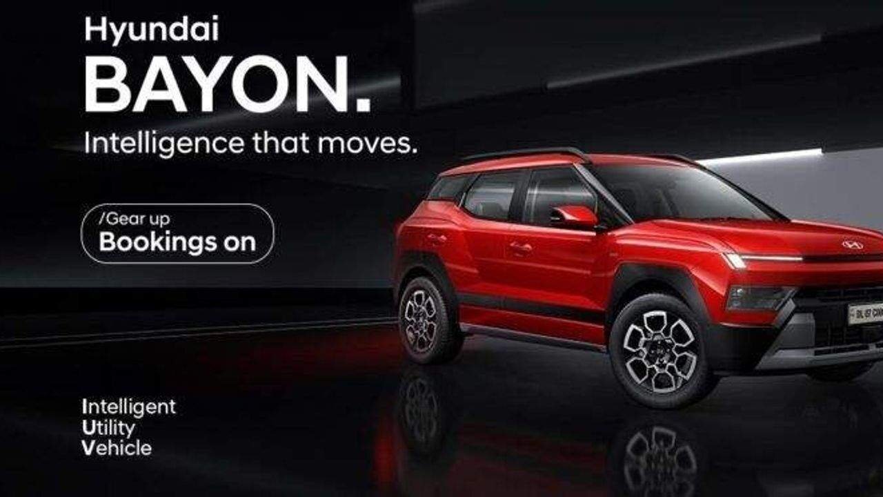 Hyundai Bayon Official Image 1280x720 Hyundai Bayon SUV का आधिकारिक बाहरी दृश्य